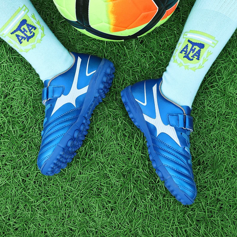 R.XJIAN Soccer Shoes Hot Professional Kids Turf Indoor Cleats Superfly Futsal Football Boots Sneakers Children Chaussure 29-39