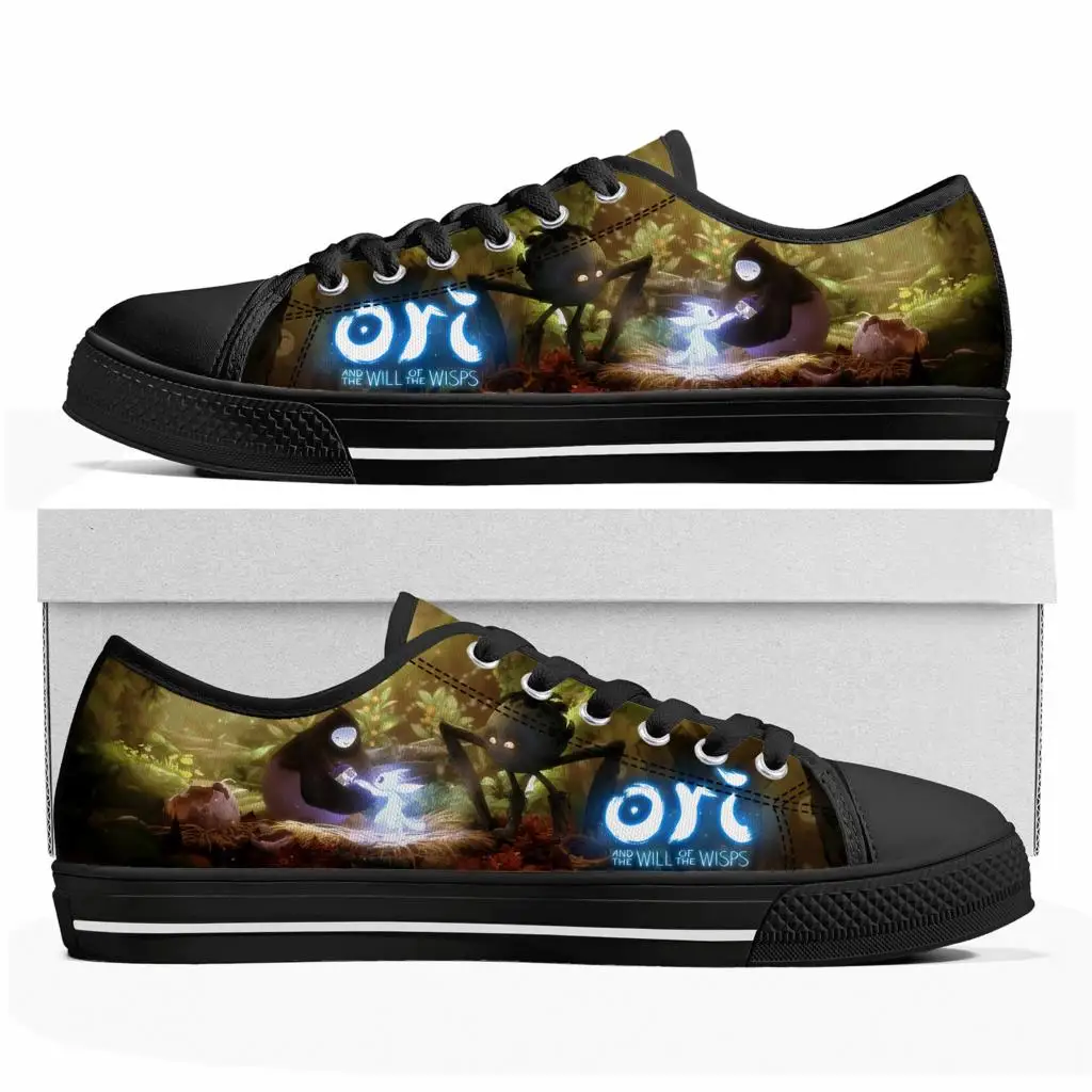 

Cartoon Game Ori and The Will of The Wisps Low Top Sneakers Womens Mens High Quality Shoes Casual Tailor Made Canvas Sneaker