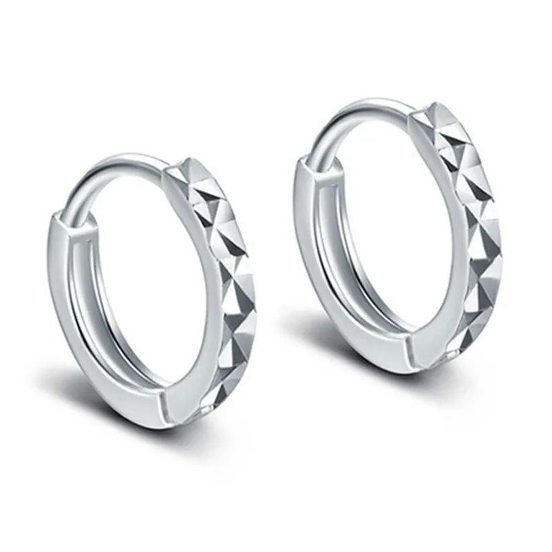 

Fashion Rice Word Flower Earrings Elegant Female Car Flower Classic Geometric Silver-plated Jewelry Gift