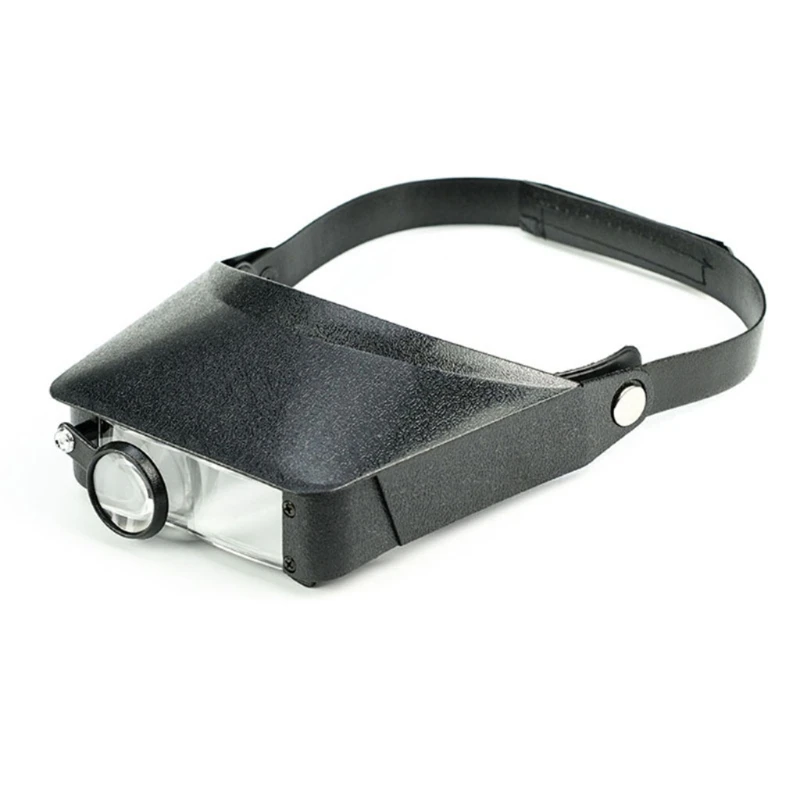 

Headband Magnifier Head-Mounted Reading Magnifier Loupe Jewelry Visor Opitcal Magnifying Glass Lens Magnification 1.5x，3x，6.5x，8
