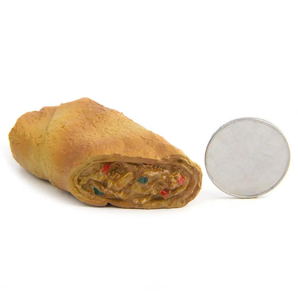 

Simulated Fridge Magnet Lovely Realistic Anti-fade Traditional Breakfast Series Fridge Sticker Kitchen Supply