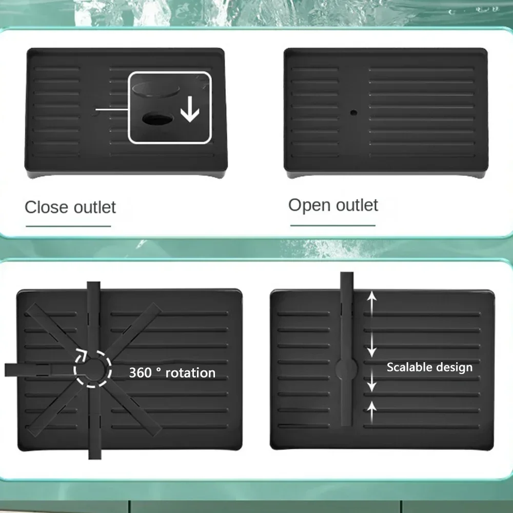 Сушилка для хранения посуды поднос корзина палочек еды кухни двойной слой с