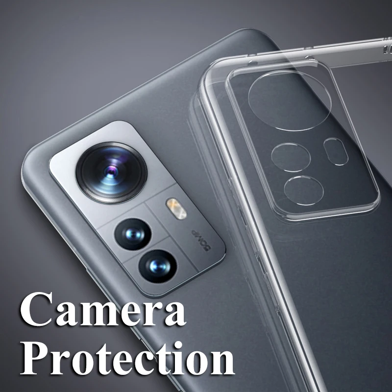 Прозрачный силиконовый чехол для телефона Xiaomi Mi 12 12X 11 11T 11i 11X 10 10T 9 9T 8 Pro Lite 10S