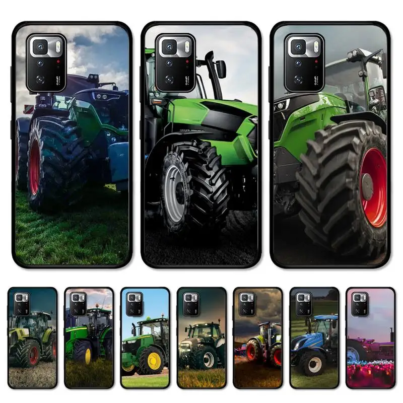 

Tractor Phone Case for Redmi 5 6 7 8 9 A 5plus K20 4X S2 GO 6 K30 pro