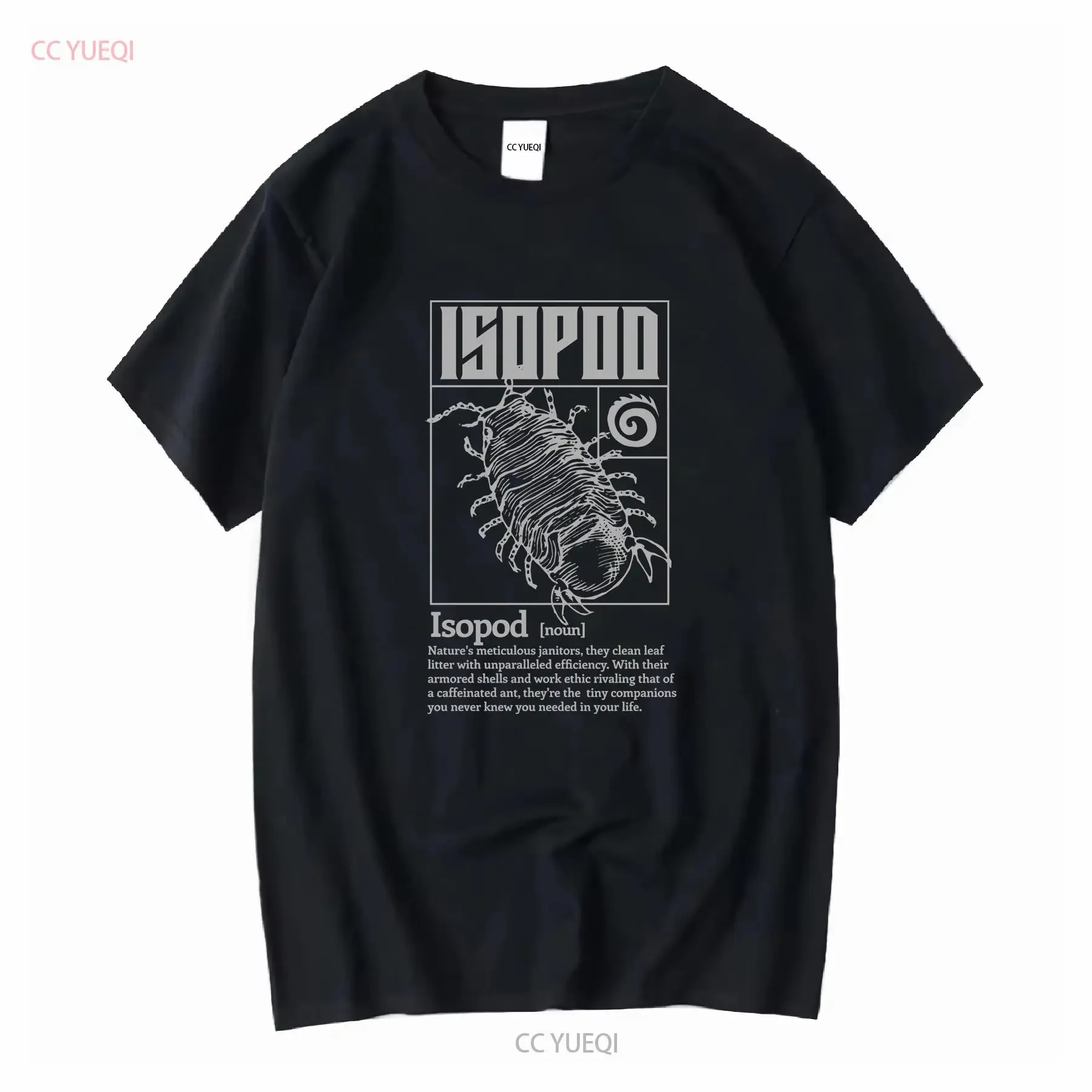 Фото Футболка Isopod с насекомыми, таблетками, жуками, любителем жуков, забавная странная сумасшедшая энтомология, учитель естественной науки для папы, винтажная одежда с длинными или короткими рукавами №1