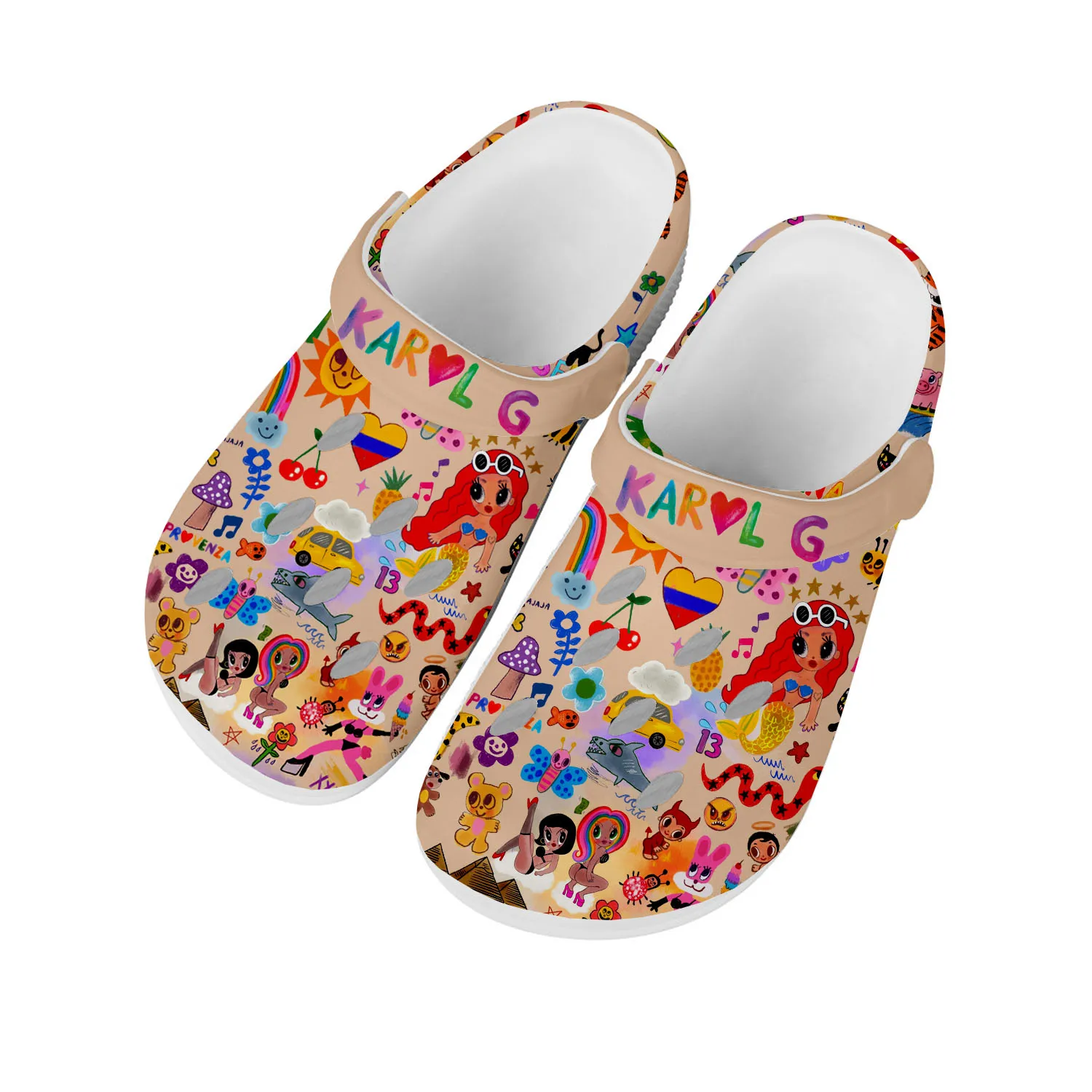 

Manana Sera Bonito Karol G Home Clogs Custom Water Shoes Mens Womens Teenager Shoe Garden Clog Breathable Beach Hole Slippers