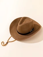 hat belt decor straw hat beach