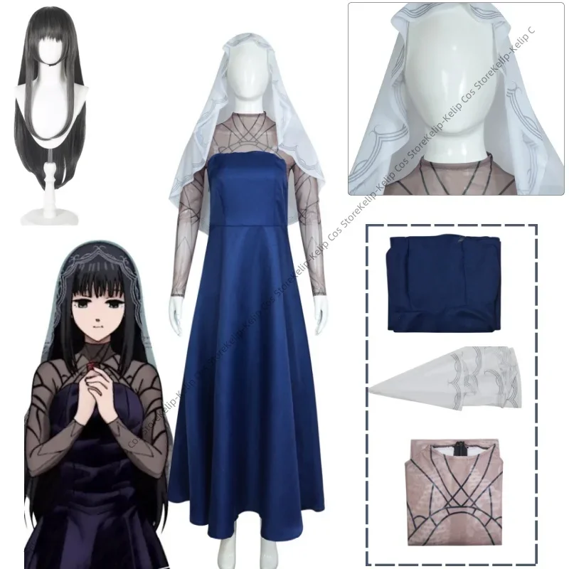 Аниме Сакамото Days Осараги Косплей Костюм Парик Платье Вуаль Чулки Убийца Таро