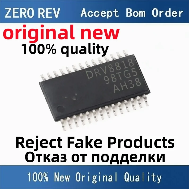

2-5Pcs 100% New DRV8818PWPR DRV8818 HTSSOP28 DRV8834PWPR DRV8834 DRV10975PWPR DRV10975 HTSSOP24 Brand new original chips ic