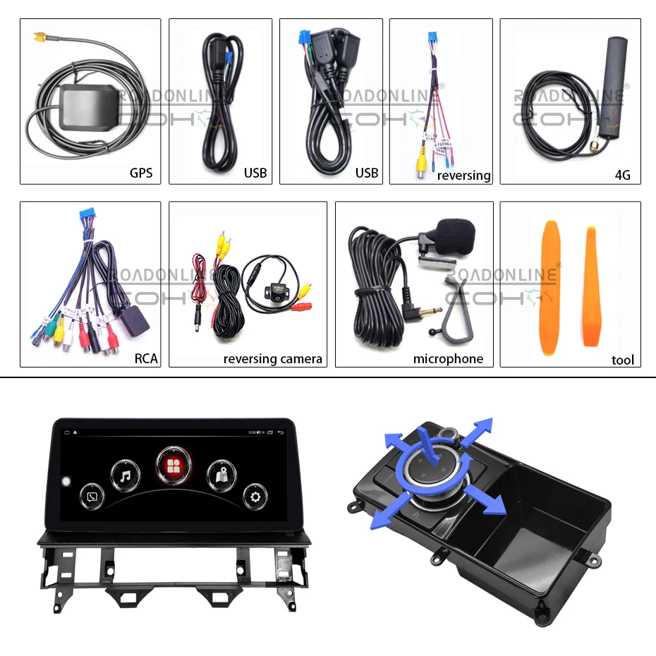 Для Mazda 6 Atenza 2004-2015 восьмиядерный автомобильный навигатор радиоприемник CarPlay