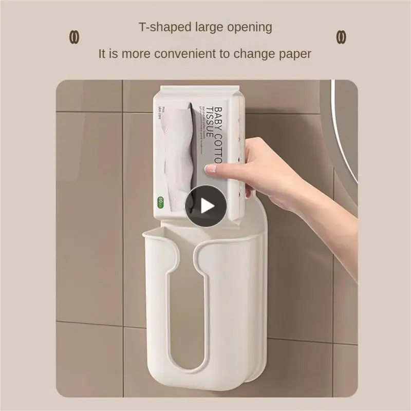 

Easy To Change Paper Paper Box Strong Load-bearing Yellow Tissue Box Multi-view Application Preferred Material Pull Smooth White