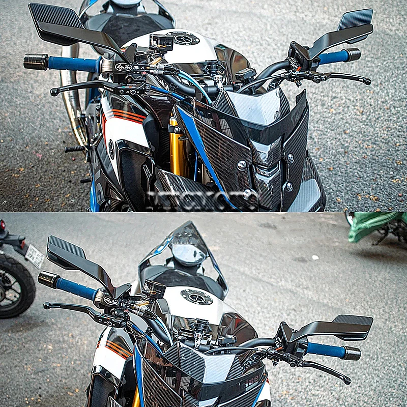 Фото Новинка для Yamaha X-max 300 XSR 700 900 21-25, невидимое зеркало, зеркала заднего вида с крылышками, аксессуары для мотоцикла, зеркало заднего вида №5