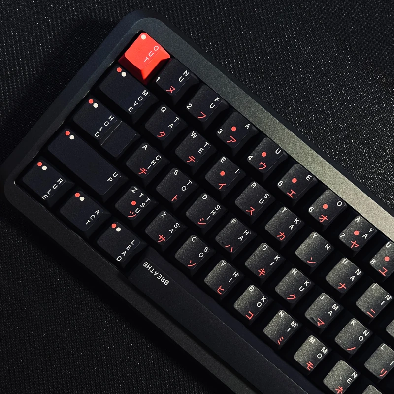 MiFuny PBT колпачки для клавиатуры пятисторонние термосублимационные механических