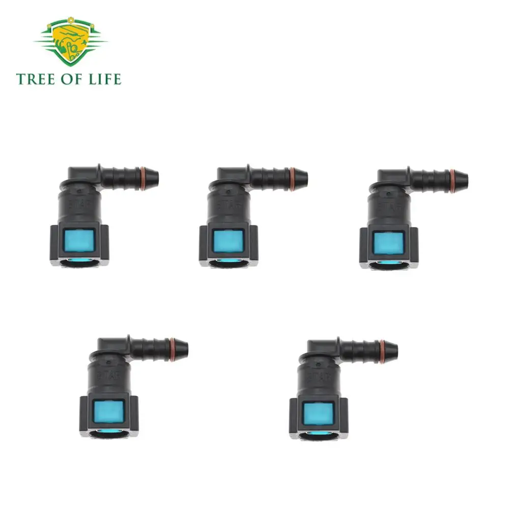 

1/2/5PCS Car Quick Release Fuel Hose Connector Pipe Rubber Coupler ID6 7.89 Gas Fuel Line Fittings Tools Car Accessories