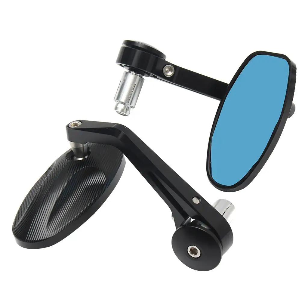 

CNC Stainless Steel Rear View Mirrors with 22mm Bolts, 7/8 Handlebar Mount