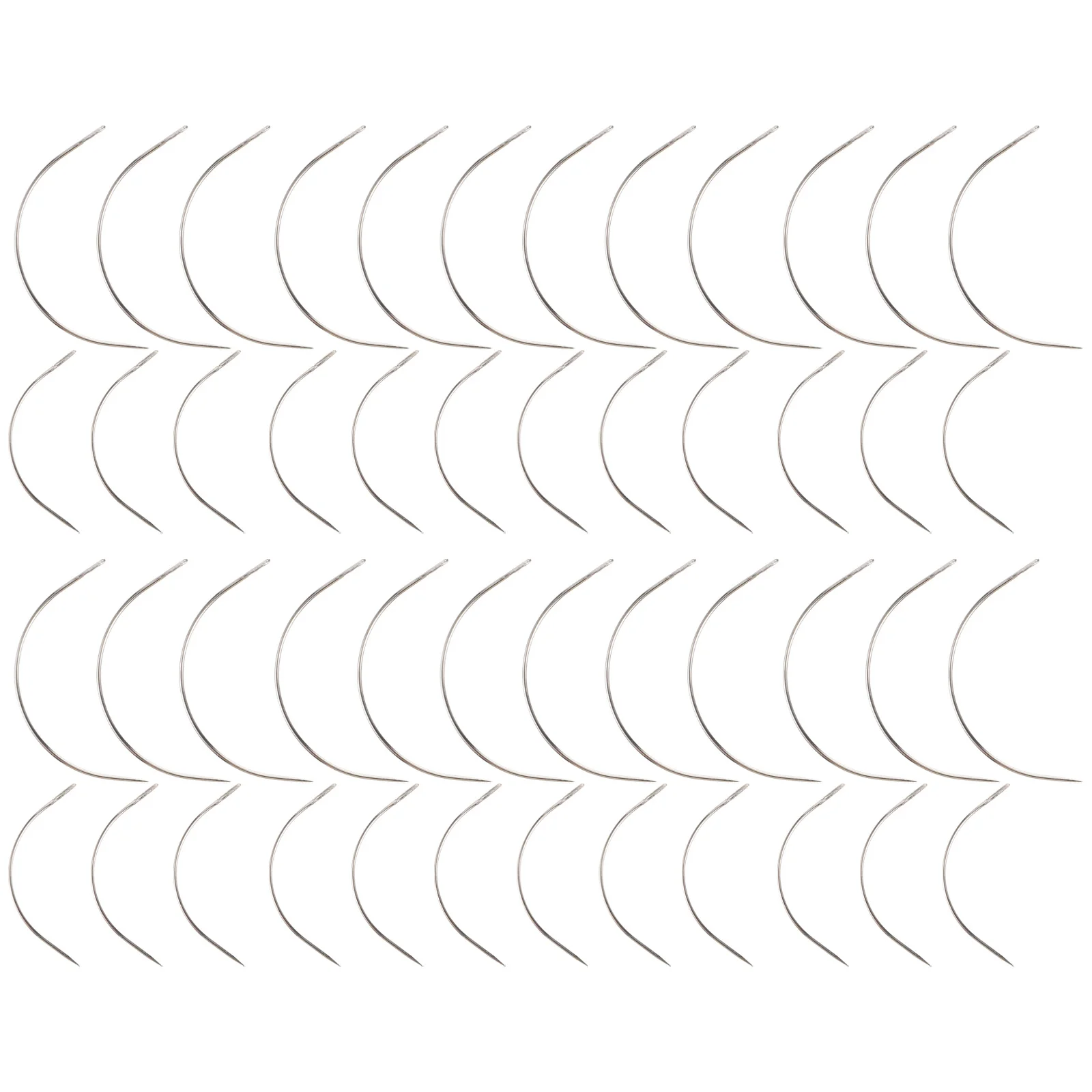 100 шт. швейные иглы гобелены для волос и ниток квилтинга плетения изогнутая