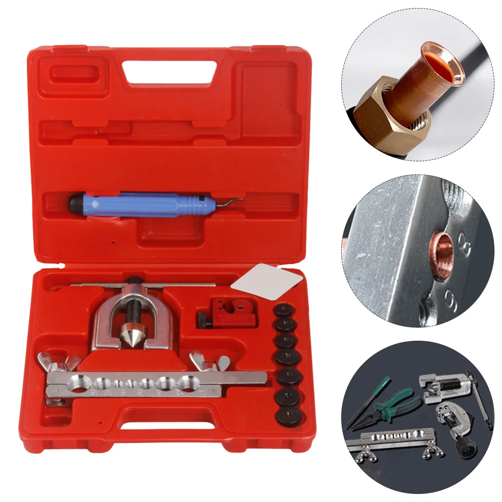 

1 Set Double Flaring Tool Kit Automotive Brake Line Tube with Case
