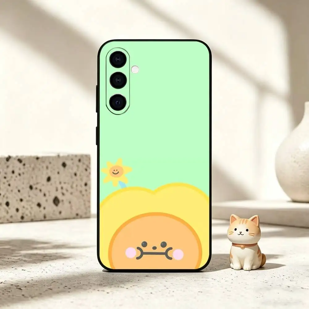 Фото Милый чехол для телефона J-Jaidee для Samsung Galaxy A73, A72, A71, A70, A53, A52, A51 и других моделей, мягкий черный чехол №5
