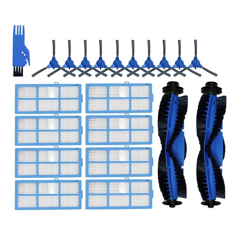 

Replacement Parts Accessories For Bagotte BG600 Vacuum Cleaner Main Brush Side Brush Filter Kit