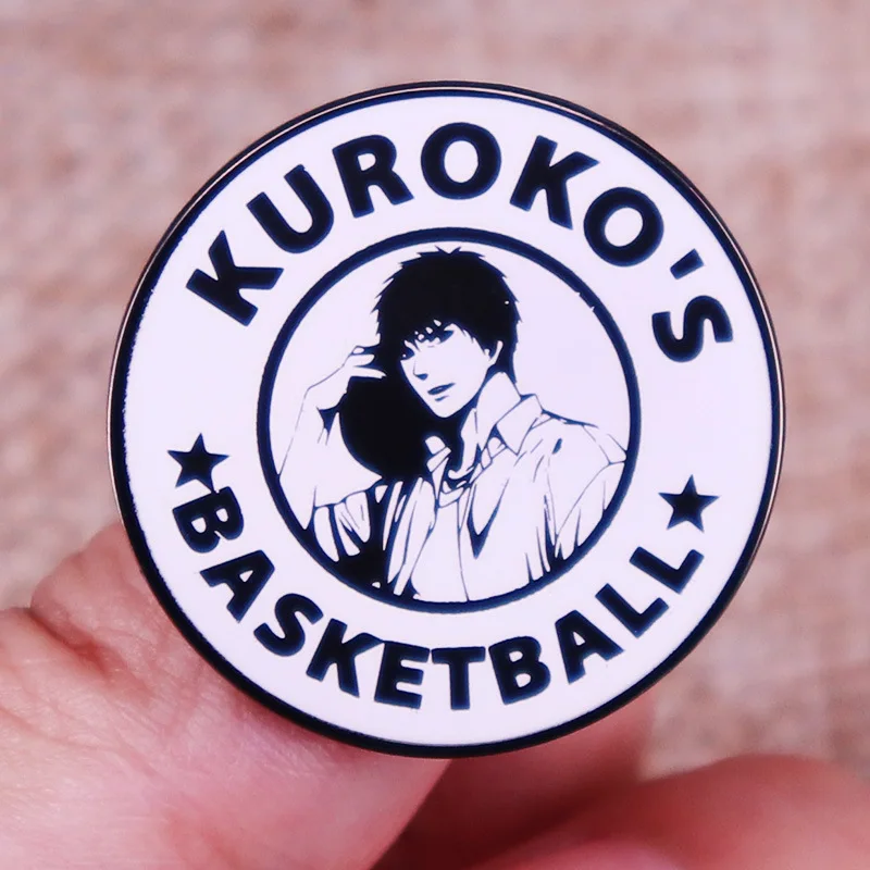 

Японская Боевая анимация Kuroko's баскетбольная эмалированная заколка для лацкана Соберите значок милый подарок для детей украшение для рюкзака брошь