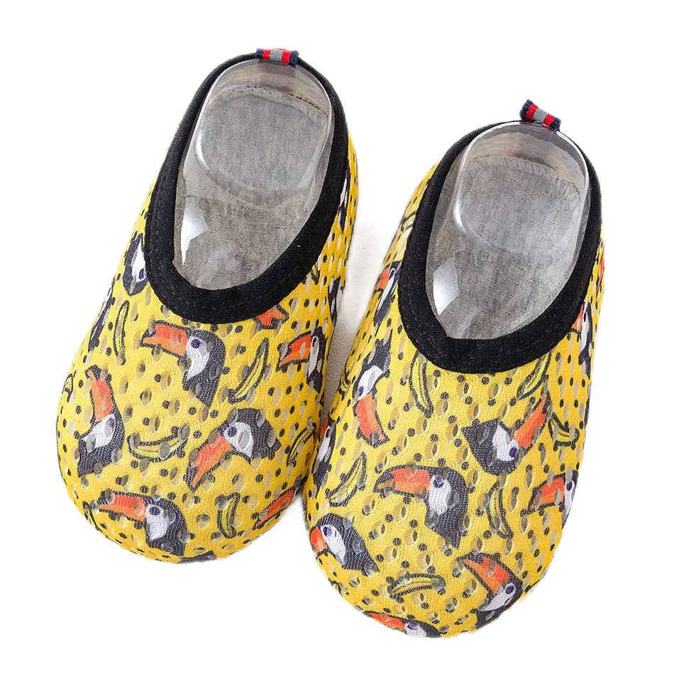 

Туфли для мальчиков и девочек, летние Нескользящие, дышащие, с сеткой, с резиновой подошвой