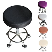 round chair cover washable seat case cotton stool cover rotating chair cover for bedroom living room washable home hotel textile