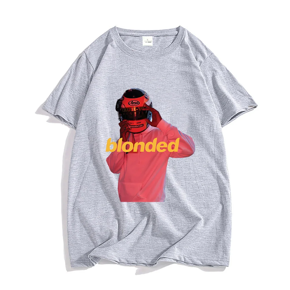 

Frank O-ocean Blond R&B Music T Shirts MEN Hip Hop Harajuku Tshirts 100% Cotton High Quality T-shirts Four Seasons Regular LOOSE