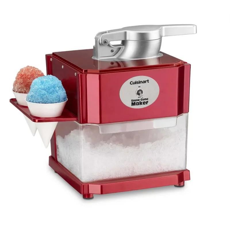 Specialty Appliances Snow Cone Maker Household Shaved Ice Machine Electric Ice Crushed Snow Cone