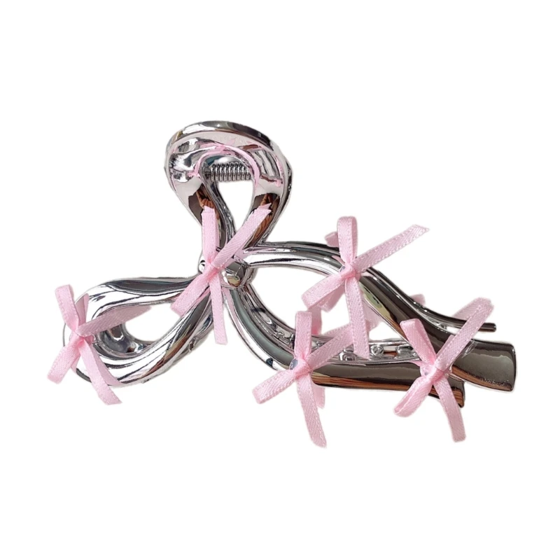 Балетная заколка для волос с лентой и бантом зажим когтями все одинаковые