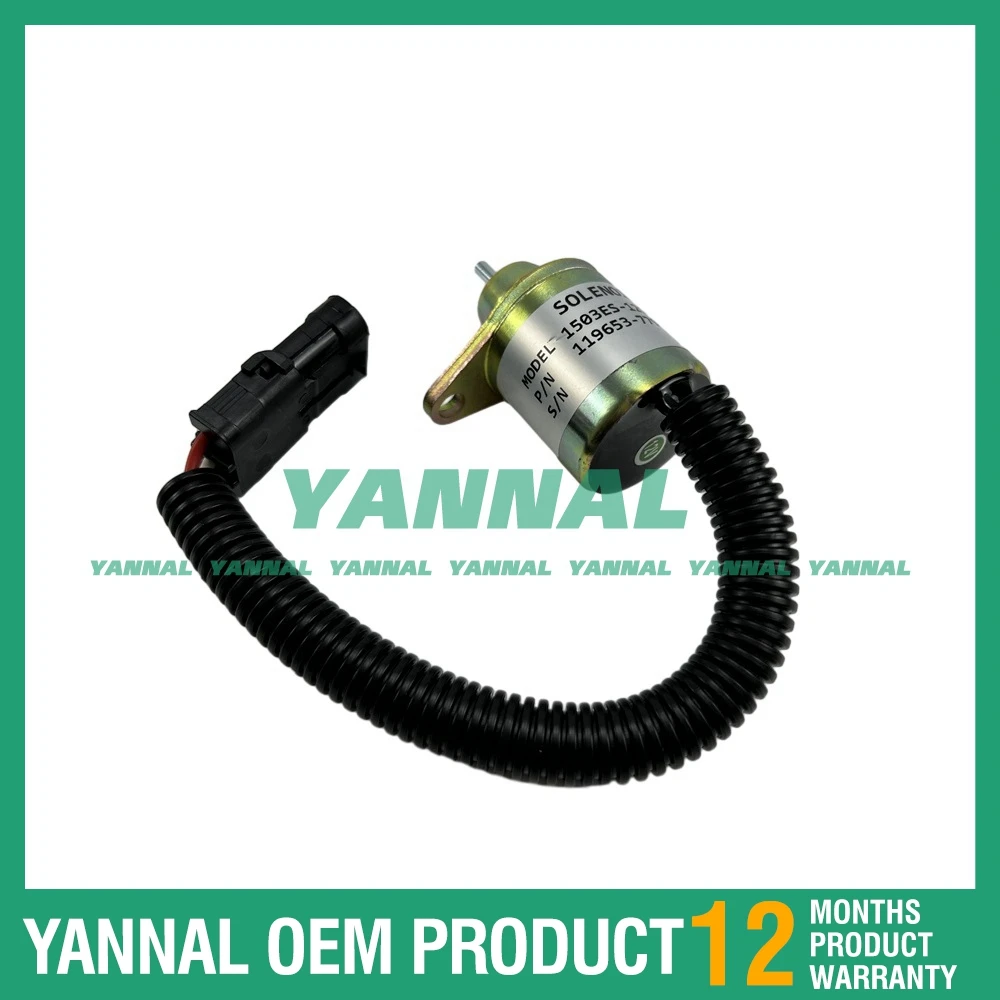 Для электромагнитного клапана двигателя Yanmar 4TNV94 SA-4562T 119653-77950 119285-77950 12V