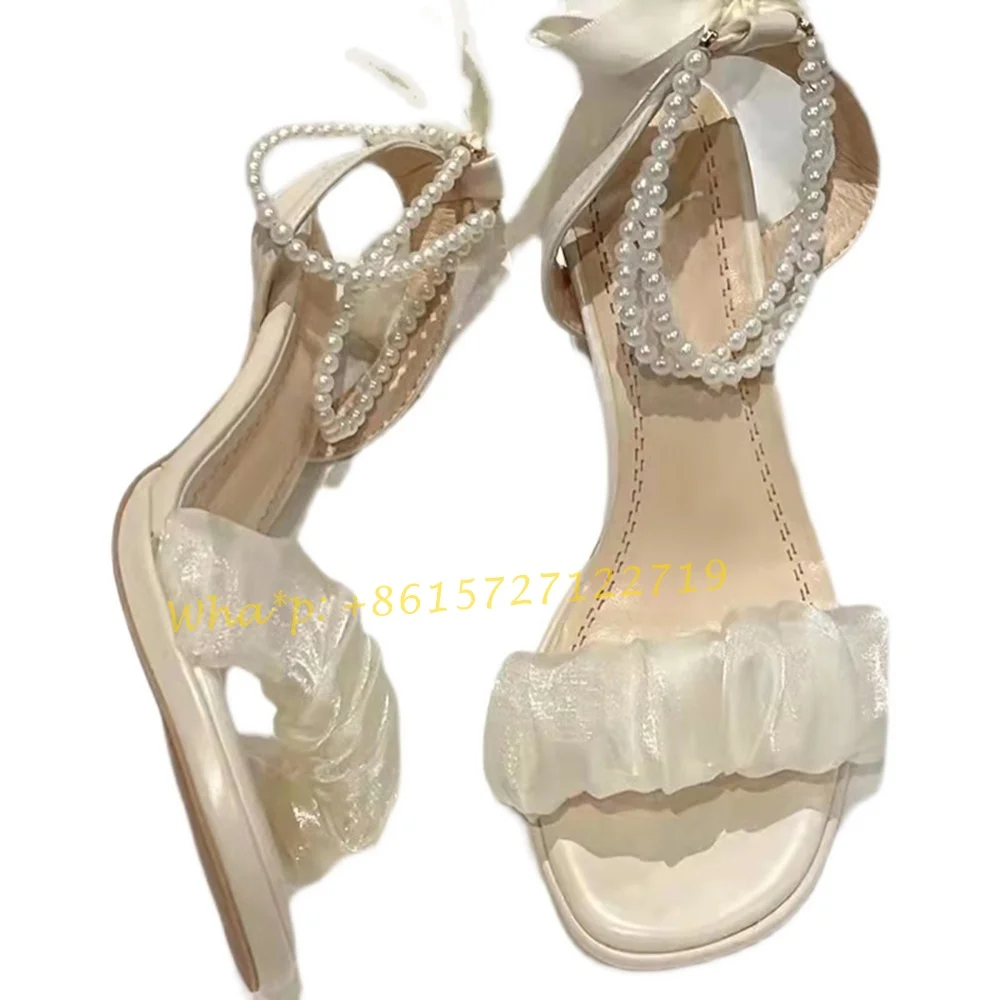 Женские босоножки на массивном каблуке элегантные сетчатые сандалии с ремешком