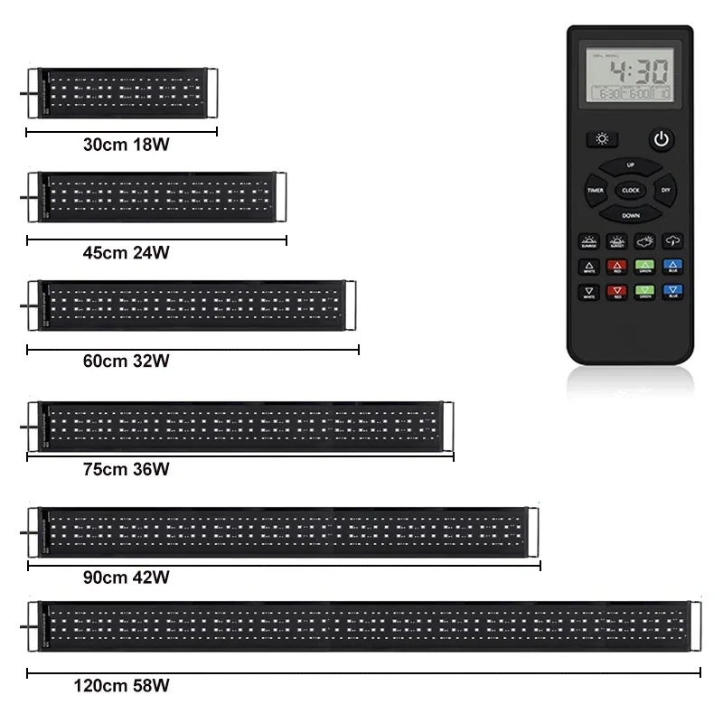 Full Spectrum For Live Plant Fish Tank 12-48 Inch