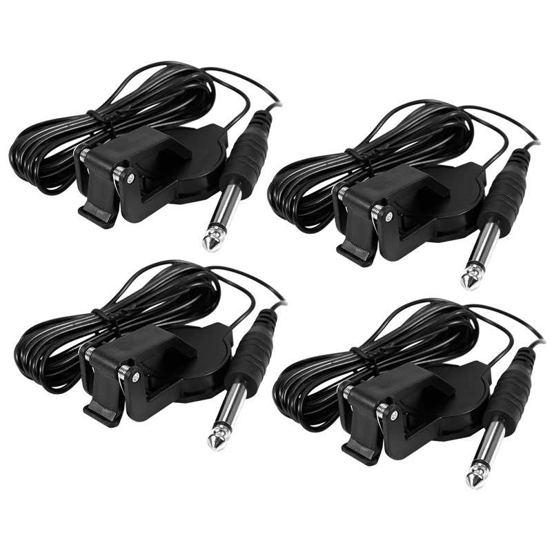 

4X Clip-On Pickup For Acoustic Guitar Mandolin Bouzouki Violin Banjo Ukulele Lute