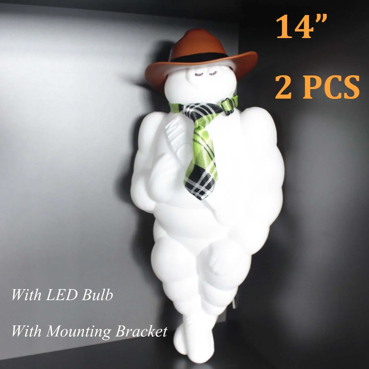 

14" Doll Man Figure Tailer Truck Tire Advertise Collect Truck Vintage Replacemnet of Michelin