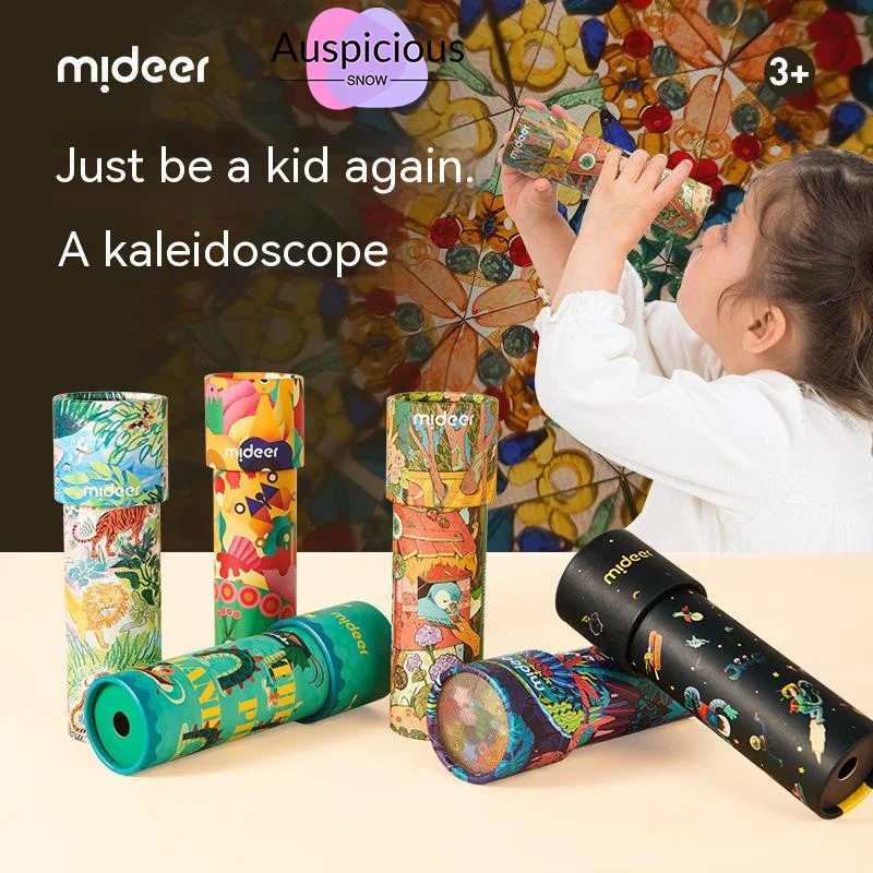 

Mideer Colorful Kaleidoscope Prism Retro Classic Magical Kaleidoscope Children's Puzzle Little Toys Children's Birthday Gift