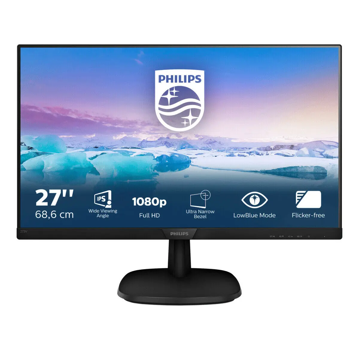

Philips V Line Full HD LCD monitor 273V7QJAB/00 - 273V7QJAB/00
