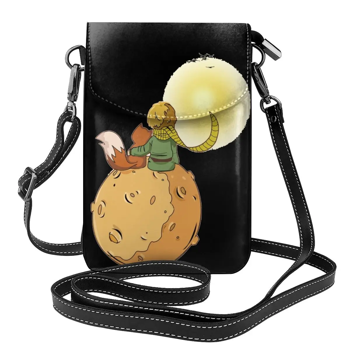 

The Little Prince Shoulder Bag Love Fantasy Cartoon Vintage Leather Business Women Bags Female Gifts Purse