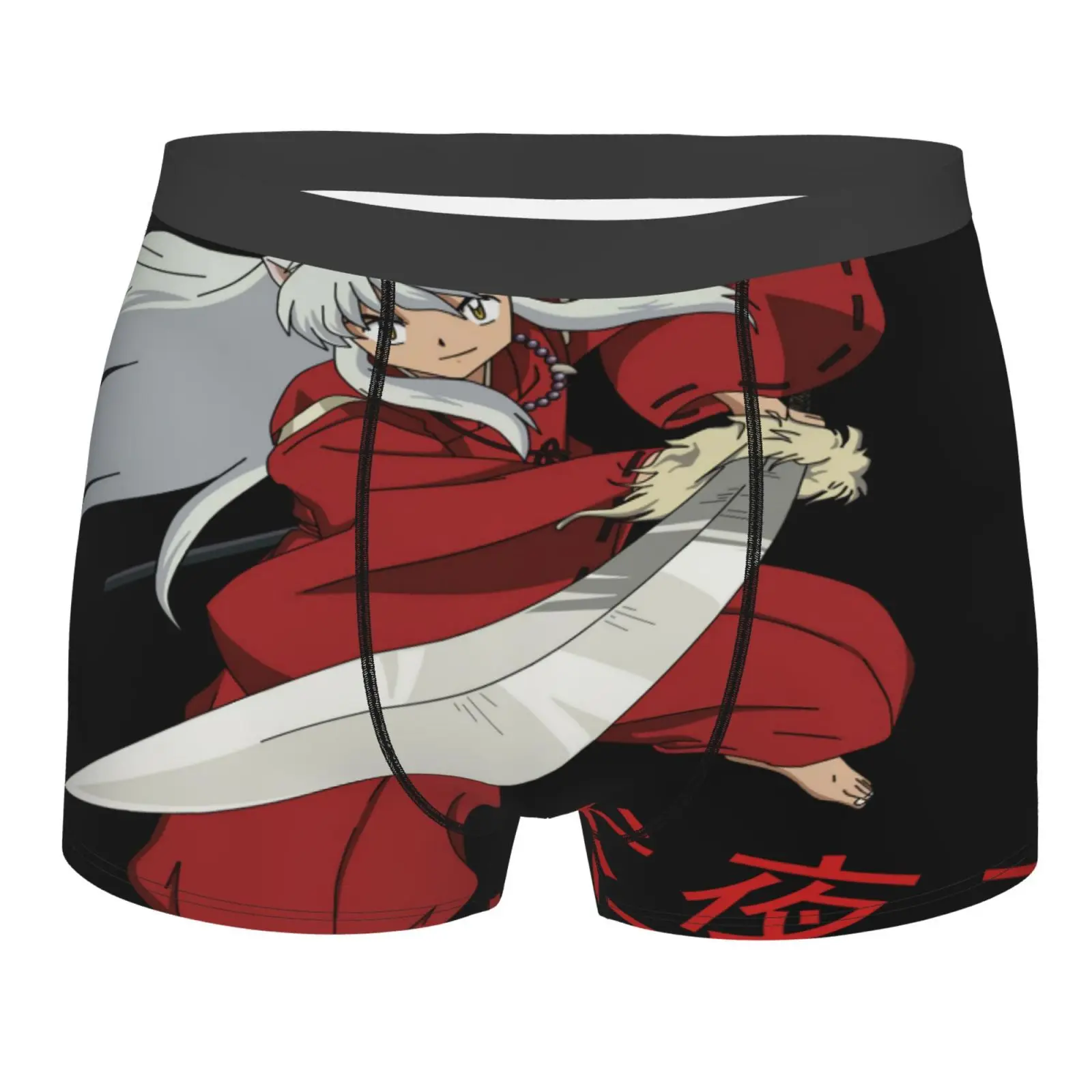 

Японские мужские трусы Inuyasha Манга, мужское нижнее белье, сексуальное нижнее белье для мужчин, длинное Мужское нижнее белье из полиэстера, ко...