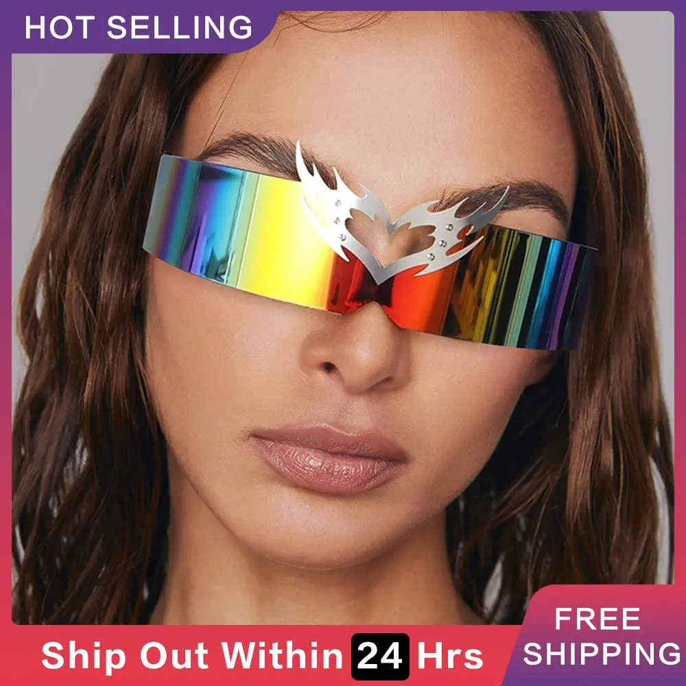 

Goggles Mens Very Flexible Punk Goggles Glasses And Accessories Flame Glasses Personality Comfortable Fit Heart Shaped Goggles