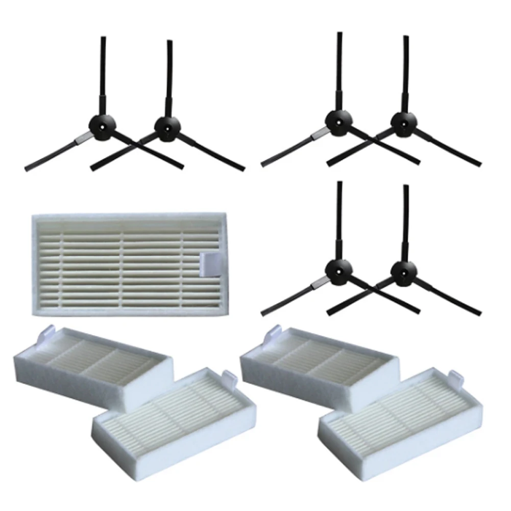 

6X Side Brush +5X Filter for Lidl SilverCrest SSR 3000 A1 Robotic Vacuum Cleaner Accessories Vacuum Cleaner