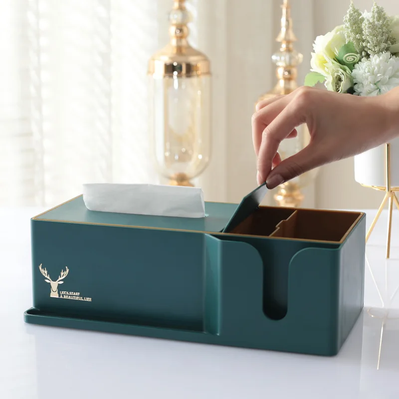 Tissue box to receive a new multi-function remote control box of light smoke excessive tissue box carton paper towel wipe boxes