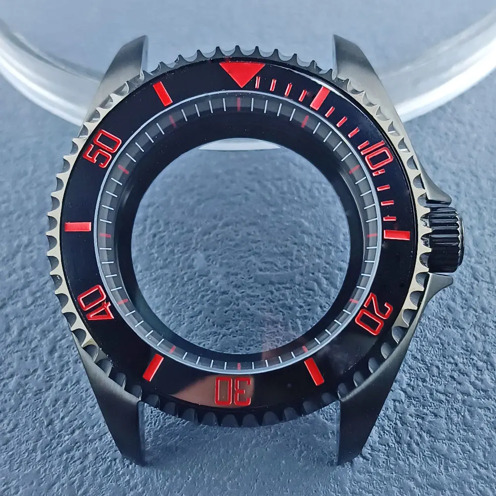 Часы SKX 007 черные механические 41 мм 10 бар