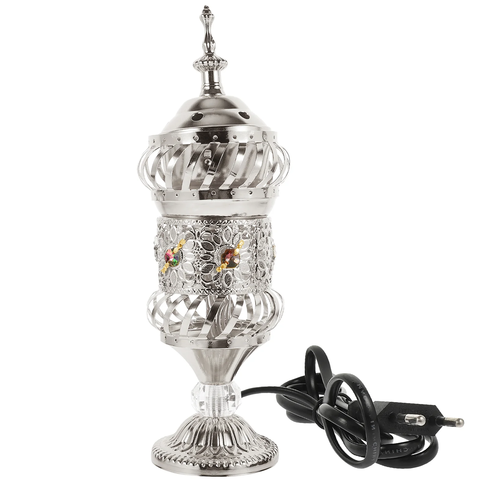 

Plug-in Burner Stove Portable Aroma Home Decor Electric Censer Centerpiece Decorations Reusable Arab Holder