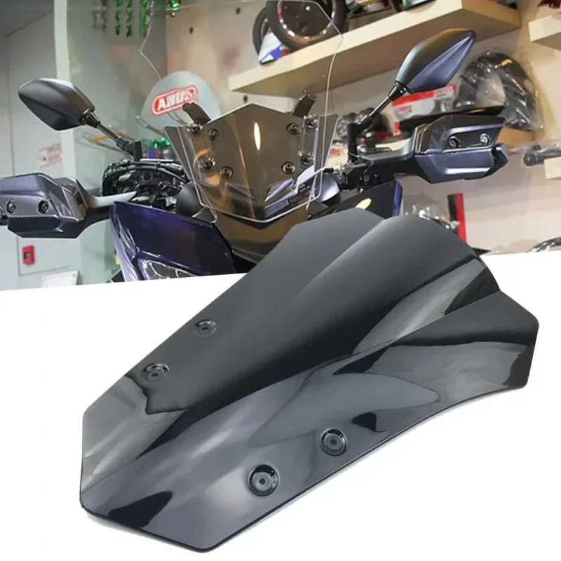 Пригодный для Yamaha ЧЕРНЫЙ трассировщик лобового стекла MT09 FJ09 MT-09 2015 15 16 лобовое