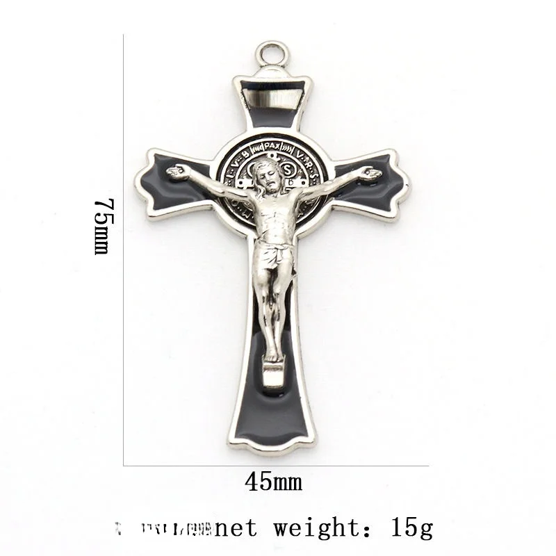 

Vintage Cross Necklace Keychain Decorative Pendant Cross Crucifix