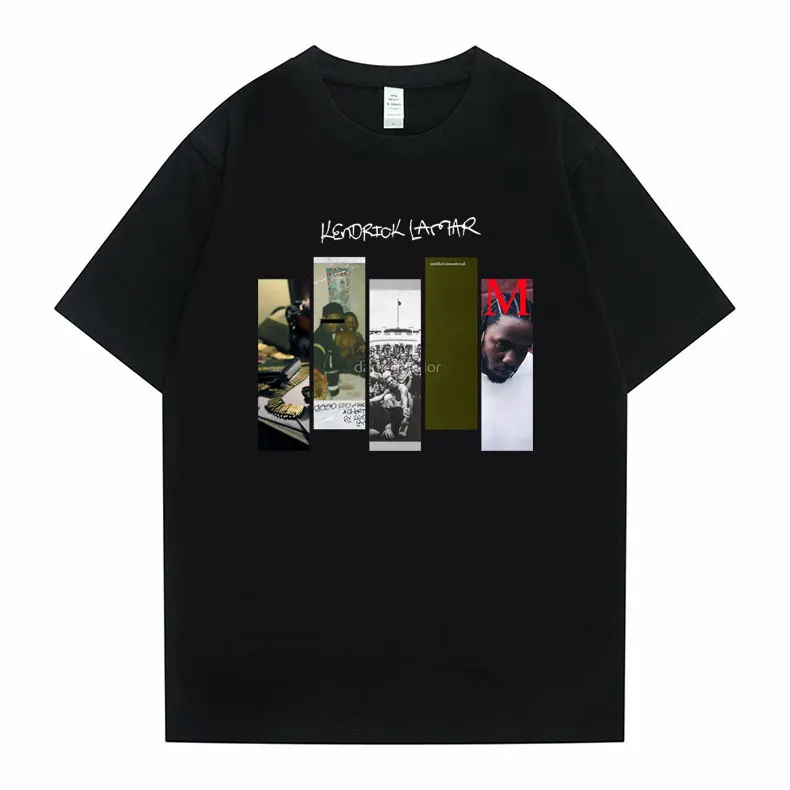 Rapper Kendrick Lamar Good Kid Graphic Print T-shirt Men Women Oversized Style Tshirt Fashion Hip Hop Harajuku Short Sleeve Tees