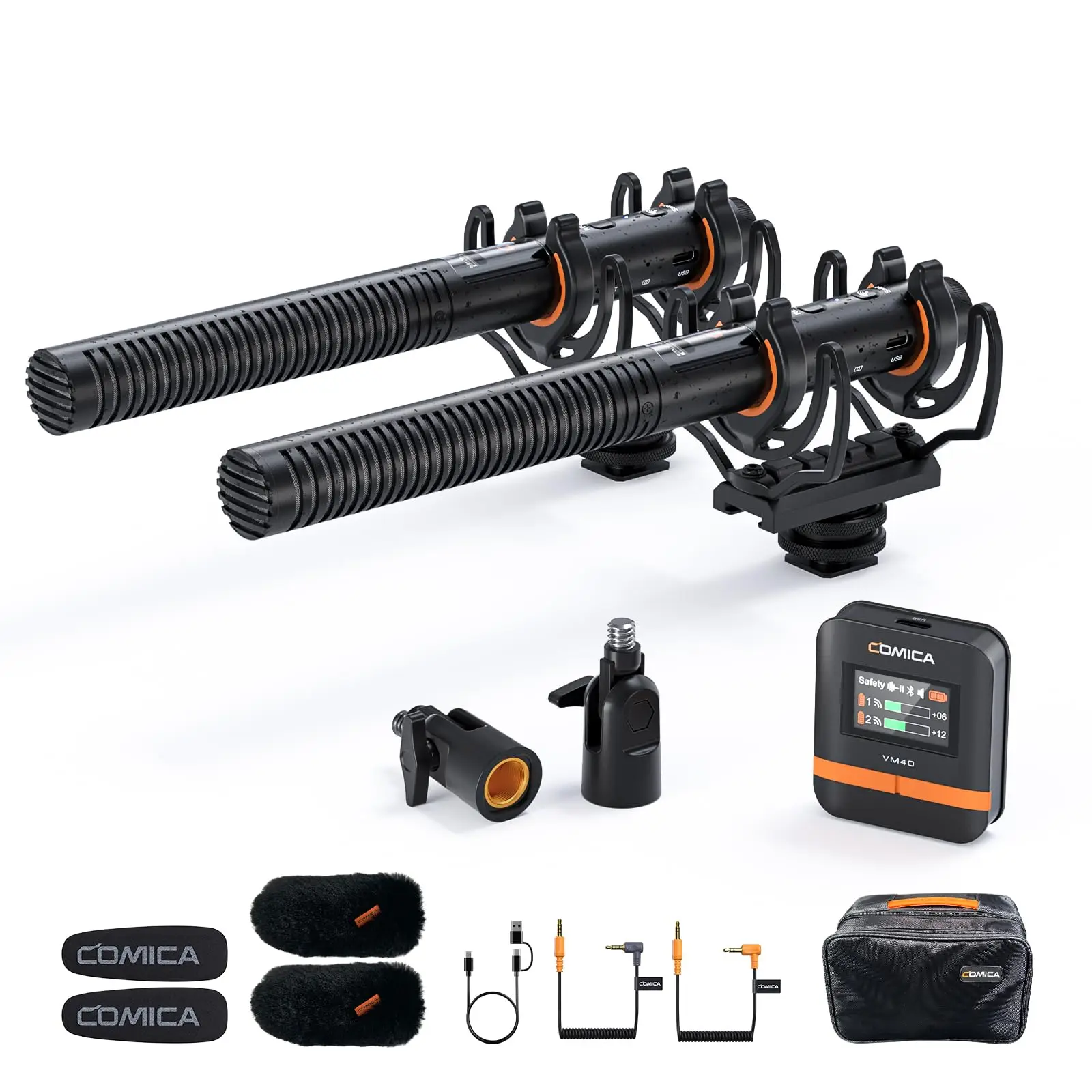 Беспроводной микрофон-пушка Comica VM40 2.4G