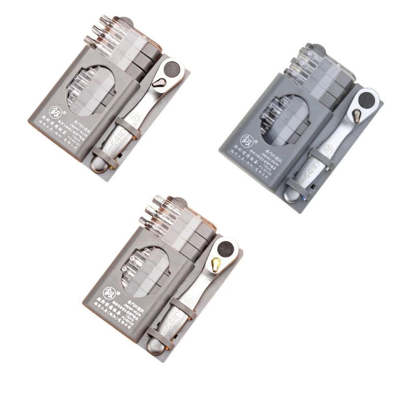 

Mini Ratchet Wrench Screwdriver Bit Set Multifunctional Special Shaped Slotted