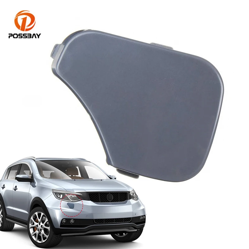 

Car Front Bumper Towing Eye Cap Grey Tow Hook Cover 1375861 6S6117A989AA Exterior Parts for Ford FIESTA MK6 2005 2006 2007 2008