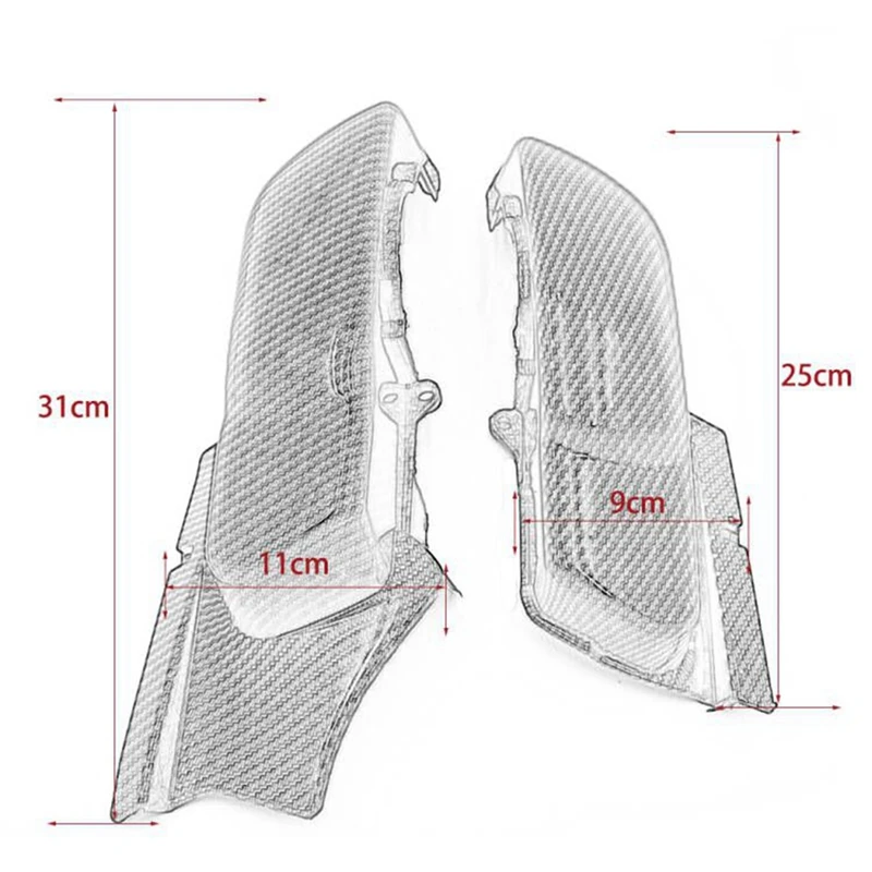 Боковая крышка карбюратора мотоцикла защитная рамка для Honda CB 400 SF CB400 1992-1998